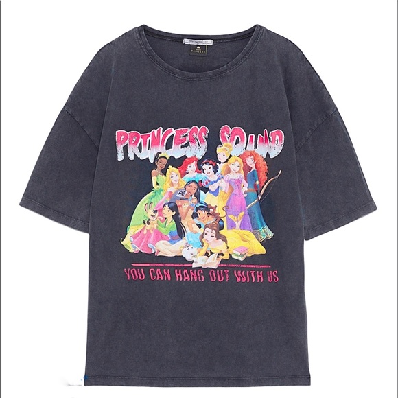 Zara Disney Princess Squad Tshirt 